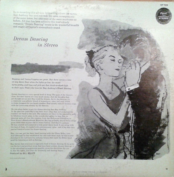 Ray Anthony : Plays For Dream Dancing (LP)