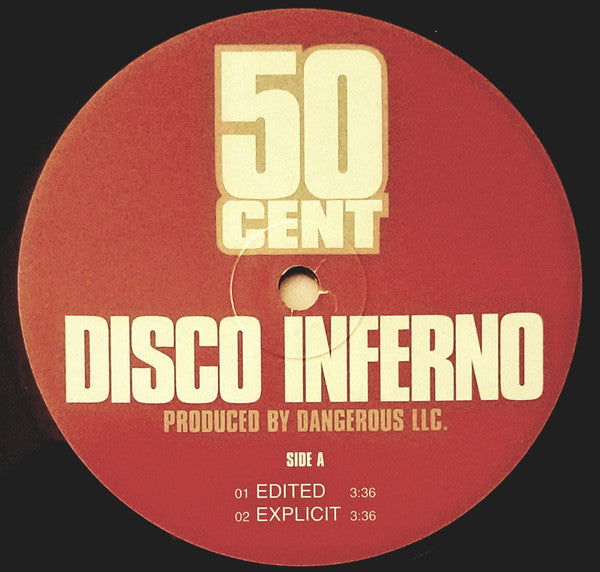 50 Cent : Disco Inferno (12", Single, Promo)