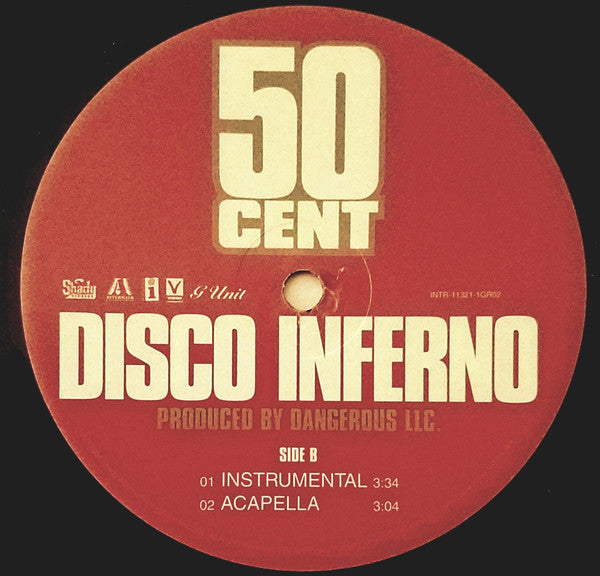 50 Cent : Disco Inferno (12", Single, Promo)