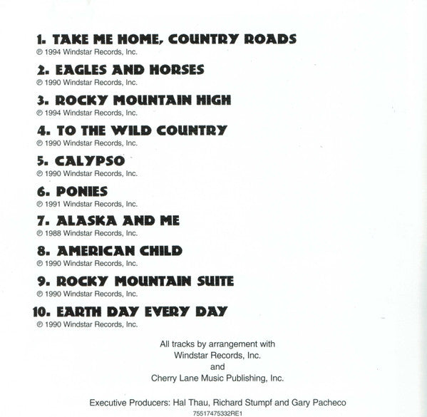 John Denver : Songs For America (CD, Album, Comp)