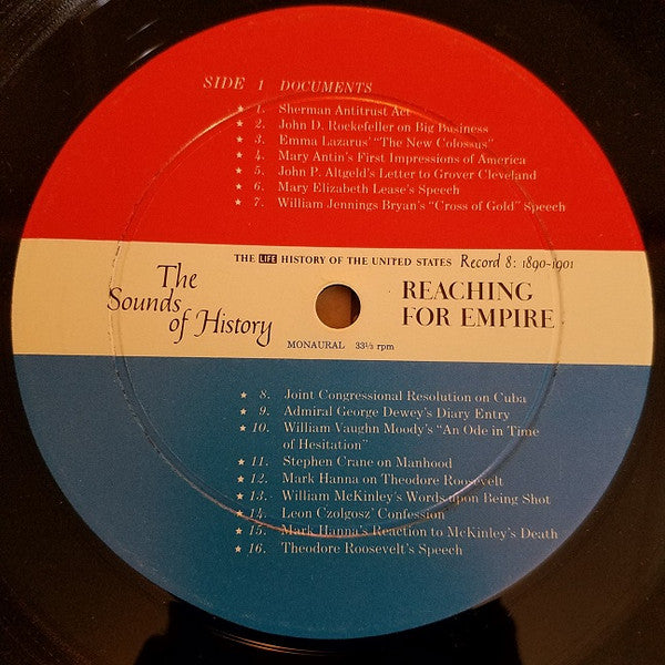 Various : The Sounds Of History Record 8: 1890 To 1901 / Reaching For Empire (LP)