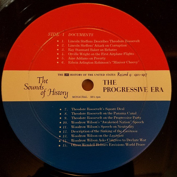 Various : The Sounds Of History Record 9: 1901-1917 / The Progressive Era (LP, Album)