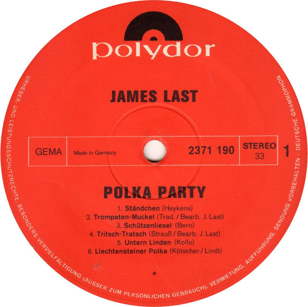 James Last : Polka-Party (LP, Album)