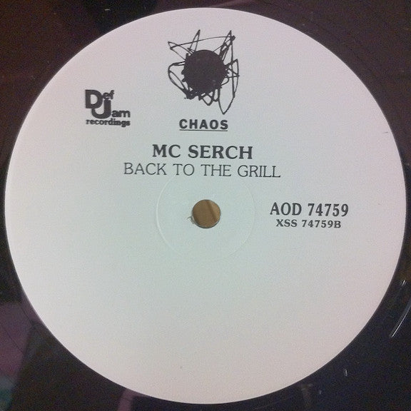 MC Serch : Back To The Grill (12", Promo)