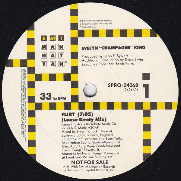 Evelyn King : Flirt (12", Promo)