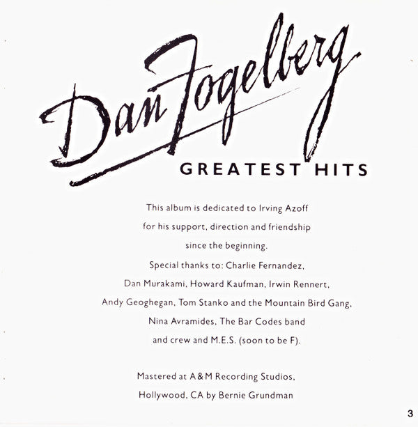 Dan Fogelberg : Greatest Hits (CD, Comp, RE)