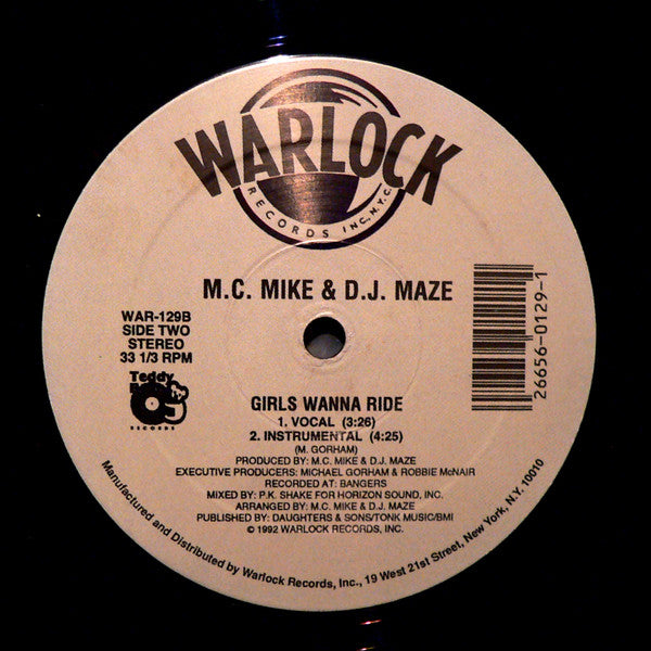M.C. Mike & D.J. Maze : Who Likes To "Reggae Down" (12")