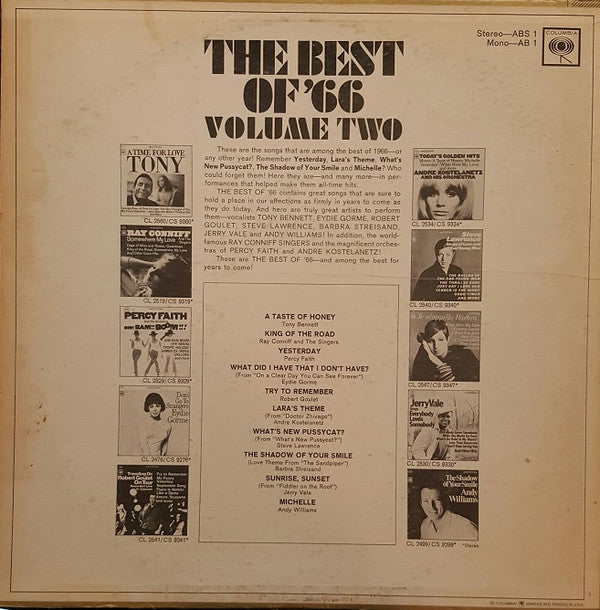 Various : The Best Of '66 Volume Two (LP, Comp, Pit)