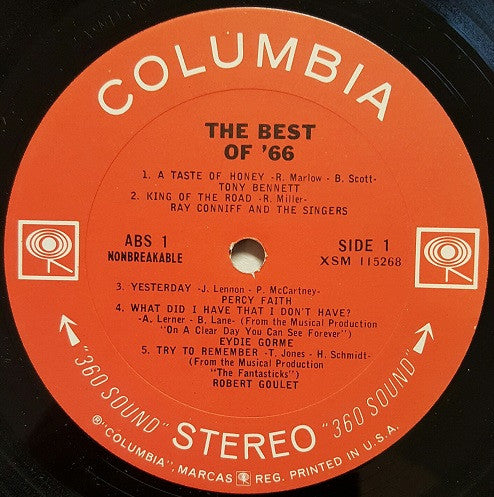 Various : The Best Of '66 Volume Two (LP, Comp, Pit)