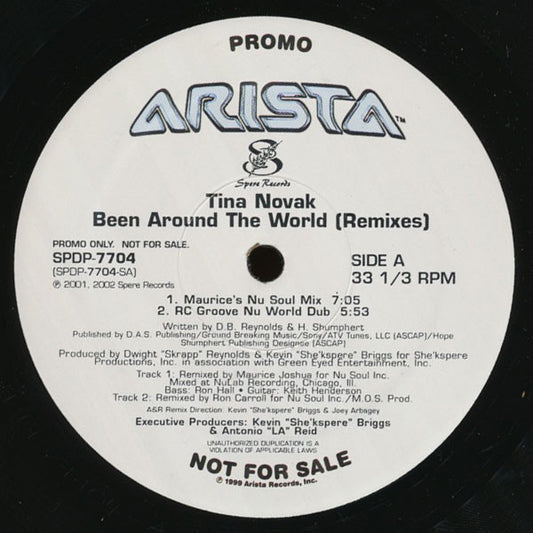 Tina Novak : Been Around The World (Remixes) (12", Promo)