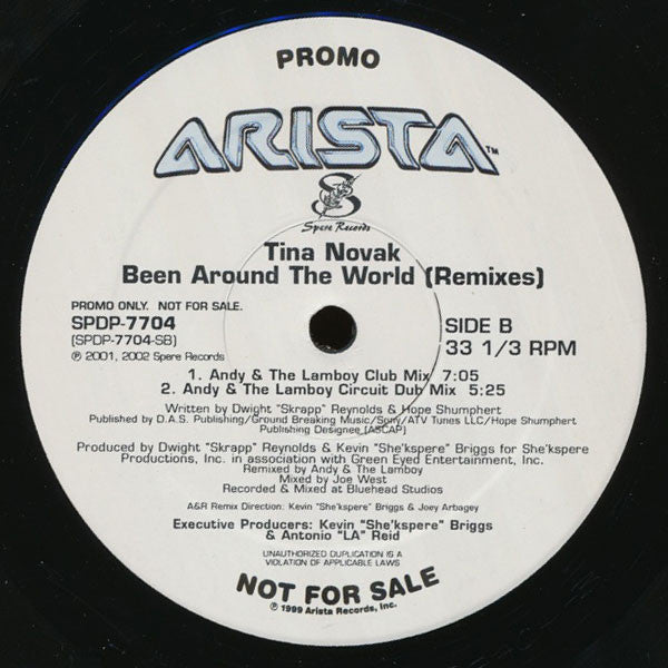 Tina Novak : Been Around The World (Remixes) (12", Promo)