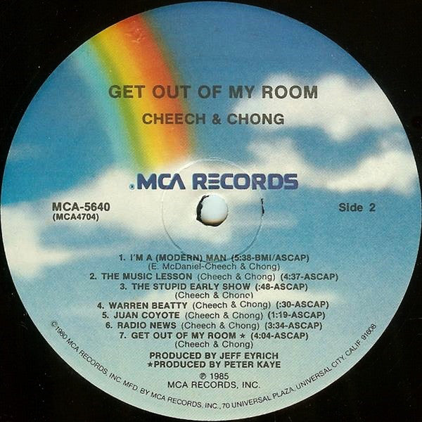 Cheech & Chong : Get Out Of My Room (LP, Album)