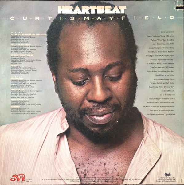 Curtis Mayfield : Heartbeat (LP, Album, 73)