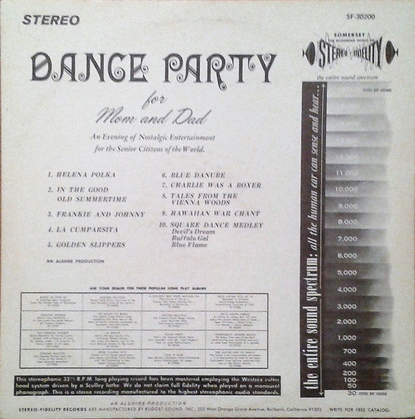 Unknown Artist : Dance Party For Mom And Dad (LP)