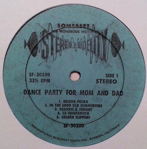 Unknown Artist : Dance Party For Mom And Dad (LP)