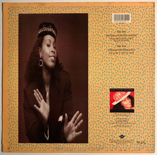Ruby Turner : Paradise (12", Single, Promo)