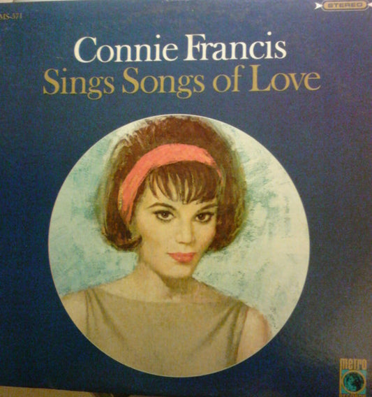 Connie Francis : Sings Songs Of Love (LP, Comp)