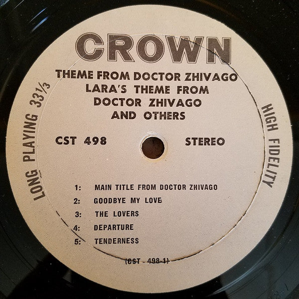 The Hollywood Studio Orchestra : The Theme From Doctor Zhivago (LP, Album)
