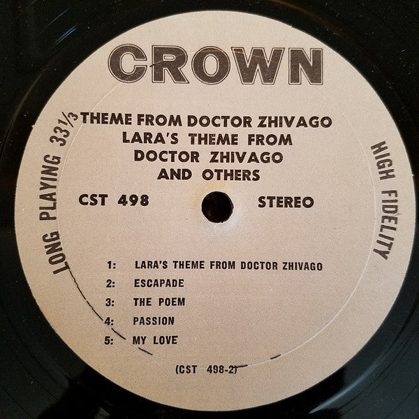 The Hollywood Studio Orchestra : The Theme From Doctor Zhivago (LP, Album)