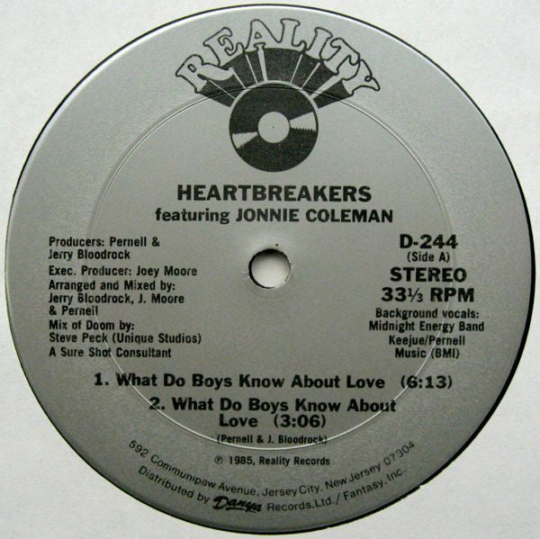 Heartbreakers : What Do Boys Know About Love (12")
