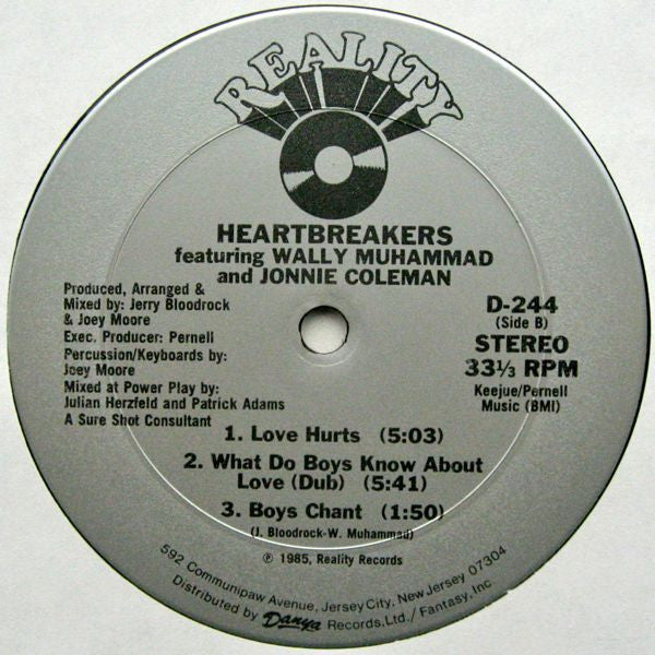 Heartbreakers : What Do Boys Know About Love (12")