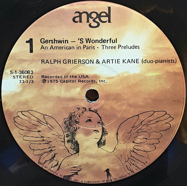 Ralph Grierson & Artie Kane : Gershwin - 'S Wonderful (LP, Album)