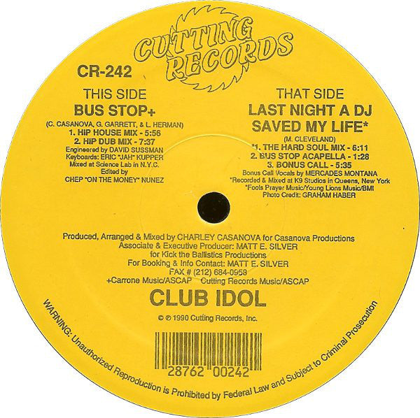 Club Idol : Bus Stop (12")