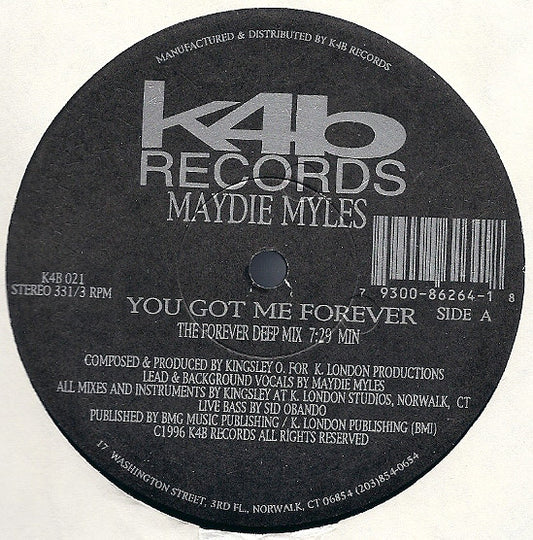Maydie Myles : You Got Me Forever (2x12")