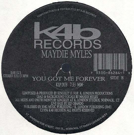 Maydie Myles : You Got Me Forever (2x12")