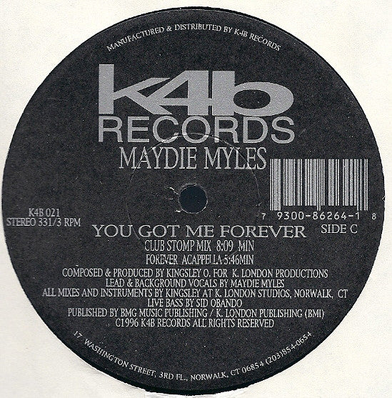 Maydie Myles : You Got Me Forever (2x12")