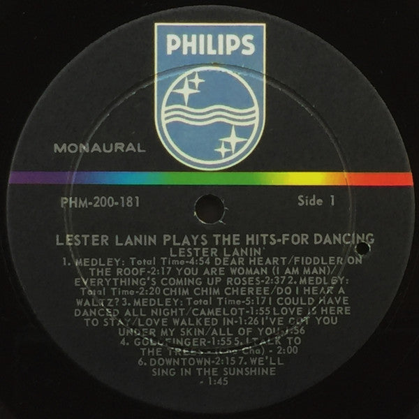 Lester Lanin : Lester Lanin Plays The Hits For Dancing (LP, Mono)