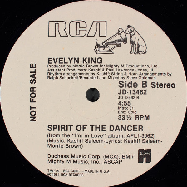 Evelyn King : Get Loose (12", Promo)