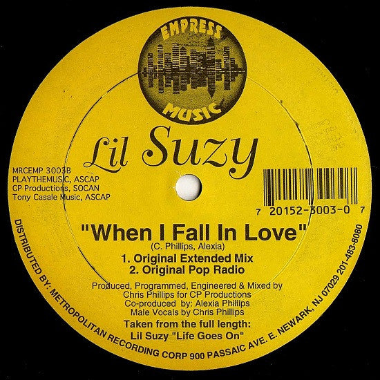 Lil Suzy : When I Fall In Love (12")