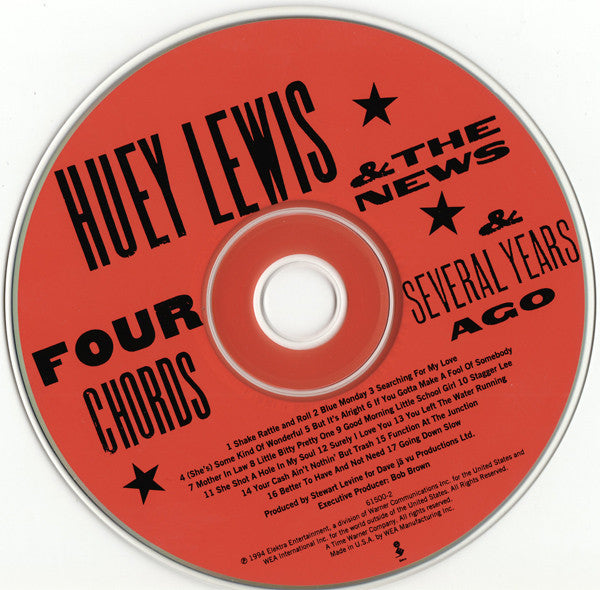 Huey Lewis & The News : Four Chords & Several Years Ago (CD, Album)