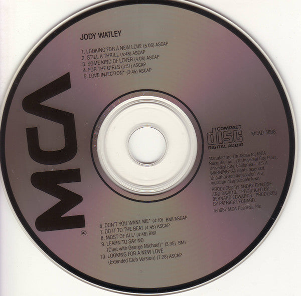 Jody Watley : Jody Watley (CD, Album)