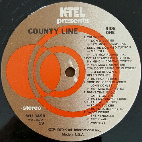 Various : County Line (LP, Comp, Ter)