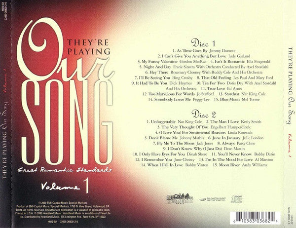 Various : They're Playing Our Song: Great Romantic Standards Volume 1 (2xCD, Comp, Mono)