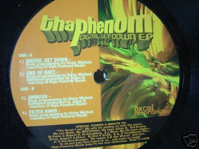 Tha Phenom : Digital Get Down E.P (12", EP)