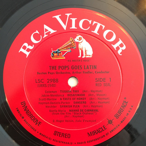 The Boston Pops Orchestra, Arthur Fiedler : The Pops Goes Latin (LP, Album)