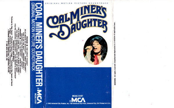 Various :  Coal Miner's Daughter: Original Motion Picture Soundtrack  (Cass, Album)