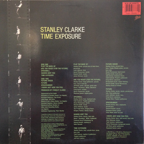 Stanley Clarke : Time Exposure (LP, Album, Pit)