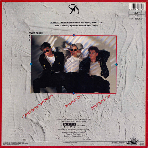 Boys From Brazil : Hot Stuff (12", Maxi)