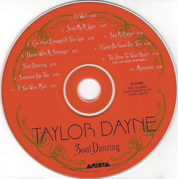 Taylor Dayne : Soul Dancing (CD, Album, Club, BMG)