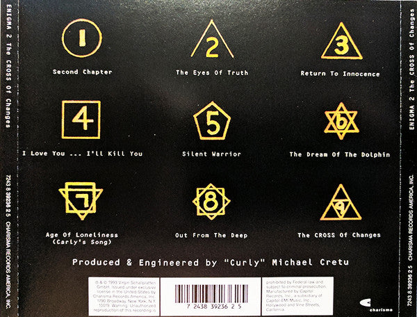 Enigma : The Cross Of Changes (CD, Album, RP)