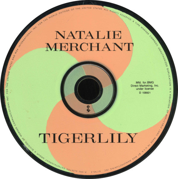 Natalie Merchant : Tigerlily (CD, Album, Club, RE, BMG)