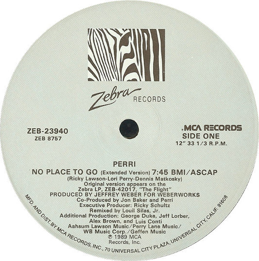 Perri : No Place To Go (12")