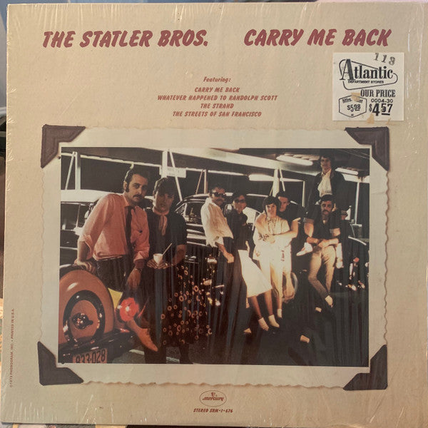 The Statler Brothers : Carry Me Back (LP, Album, San)