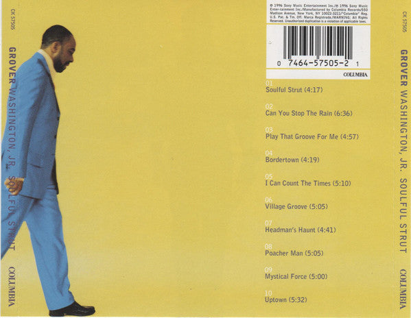 Grover Washington, Jr. : Soulful Strut (CD, Album)