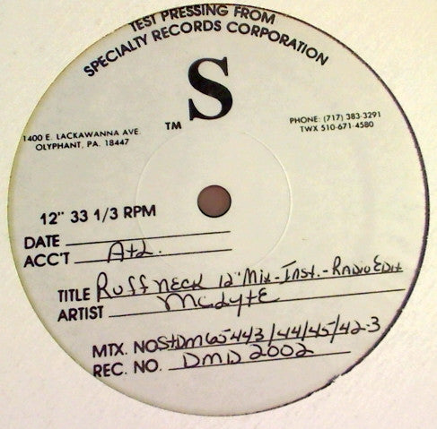 MC Lyte : Ruffneck (12", TP)