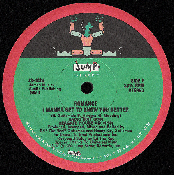 Romance (17) : I Wanna Get To Know You Better (12")